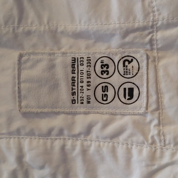 NEW Women's G-Star Raw Originals 3301 White Denim Biker Utility Jacket - Picture 7 of 14
